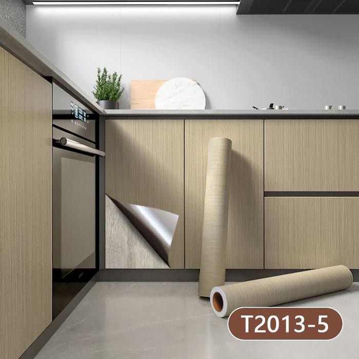 Stiker Dapur Motif Kayu Glossy - Stiker Kamar Mandi Anti air Anti Panas