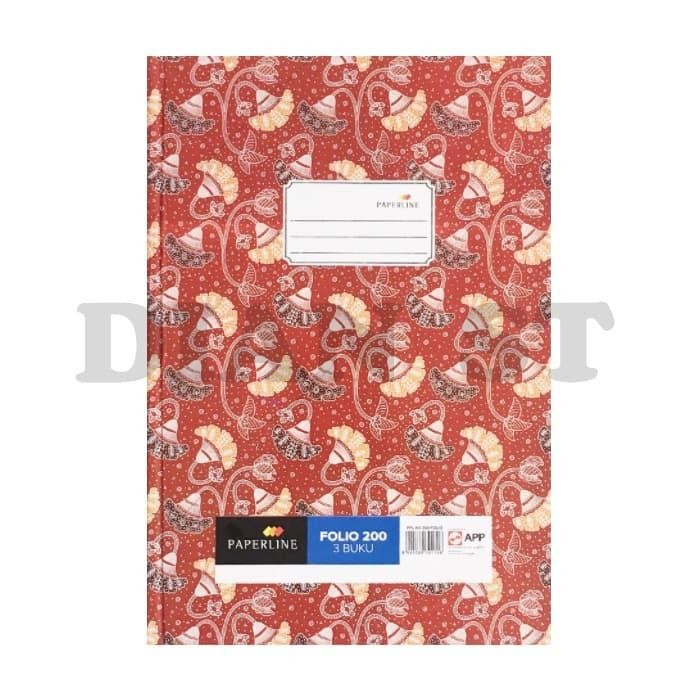 

TUMI Paperline Buku Hard Cover Folio 200 Lembar / Buku Akuntansi - Pc