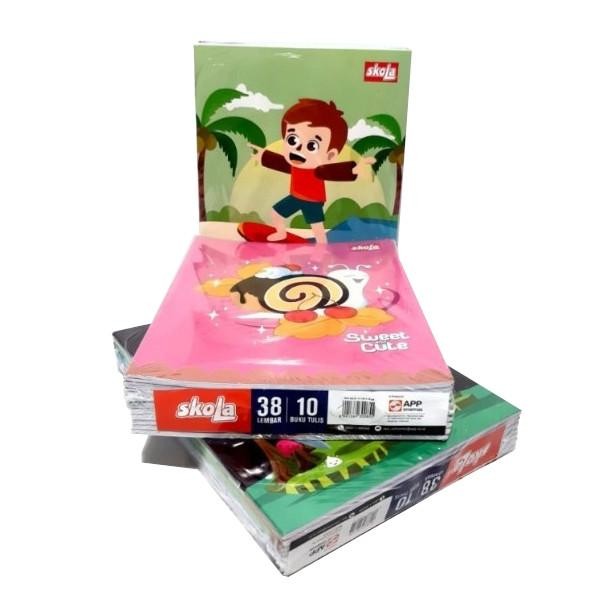 

TUMI Buku Tulis Skola By Sidu 38 Lembar 1 Pack Isi 10 Buku