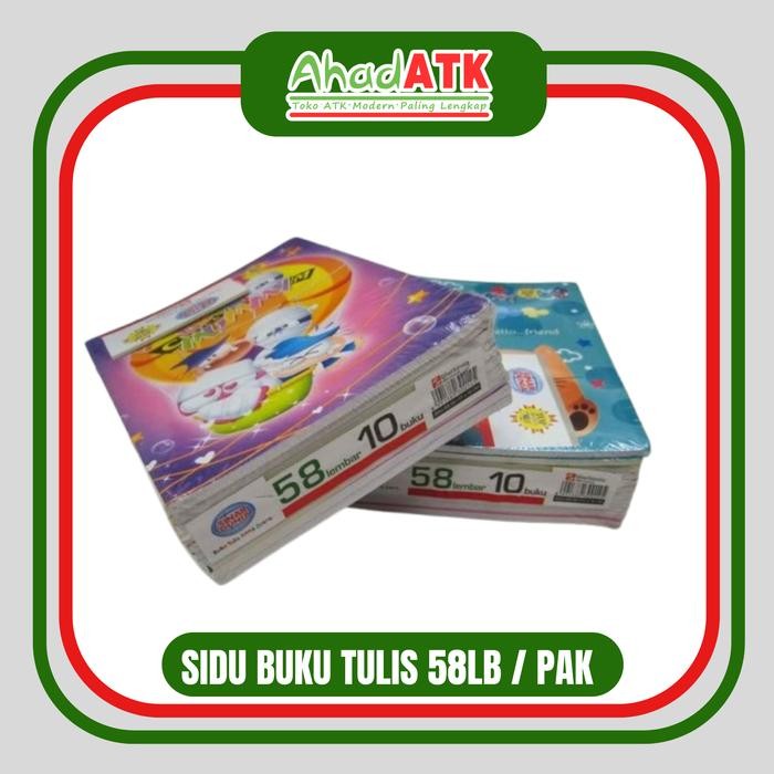 

TUMI Buku Tulis Sidu / Sinar Dunia Isi 58 Lembar 1 Pak Isi 10 Buku