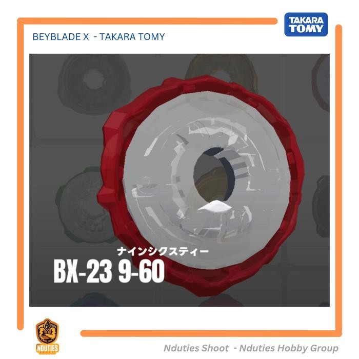 BX-23 Beyblade X Ratchet Only 9-60 Merah Takara Tomy Original