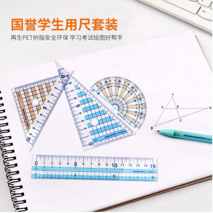 

I77W Penggaris Lentur Gak Mudah Patah Kokuyo Triangular Ruller (Gba-501)