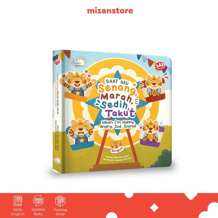 

[Mizan] Buku Anak SCB: Saat Aku Senang, Marah, Sedih, Takut (Boardbook)