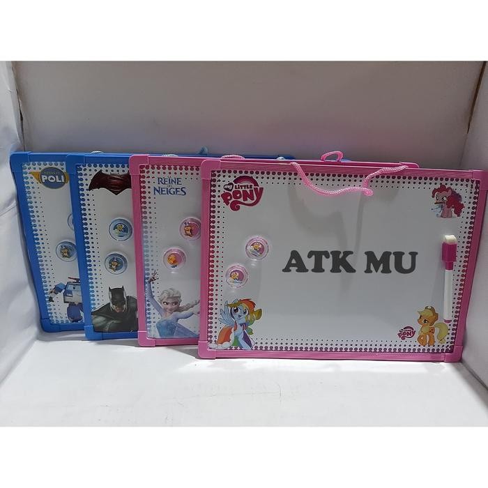 

I77W Papan Tulis Magnet Anak 25X35Cm / Papan Whiteboard Jingjing 6219
