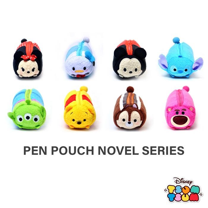 

I77W Disney Tsum Tsum Tempat Pensil Original Pen Pouch Novel Series