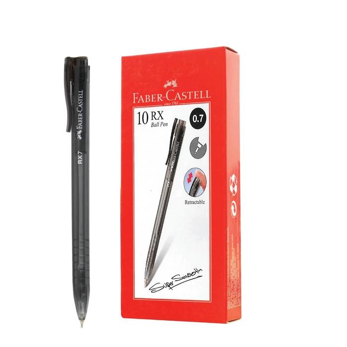 

X689 Ballpoint Faber-Castell Rx 0.7 Mm Tinta Hitam-Box Isi 10 Pcs (Fs)