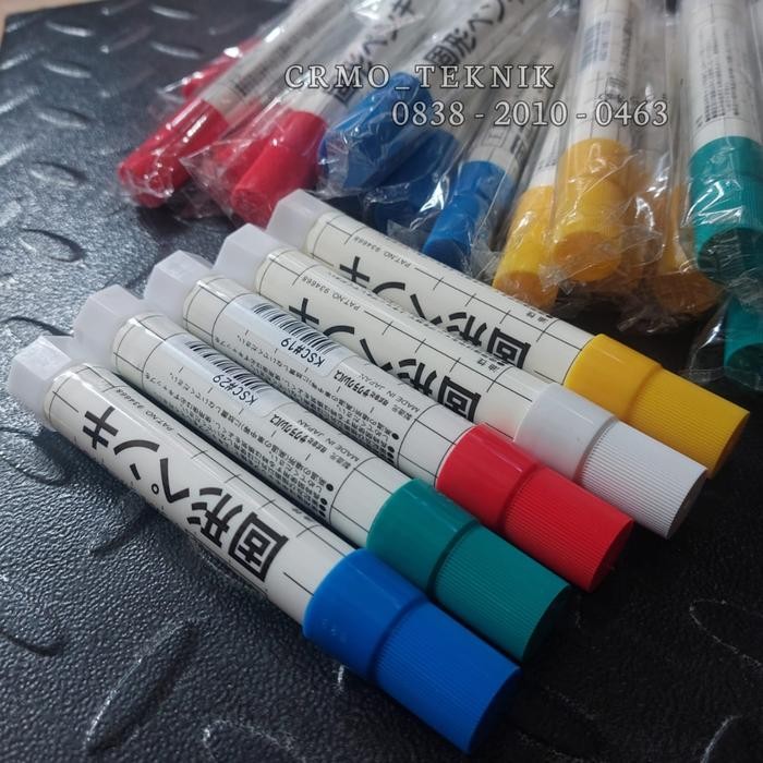 

X689 Spidol Penanda Besi Biru, Hijau, Merah, Putih, Kuning Solid Marker