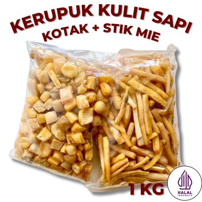 

Sale!! Kerupuk Kulit Mentah 1Kg / Kerupuk Kulit Sapi Asli Gurih Dan Kriuk