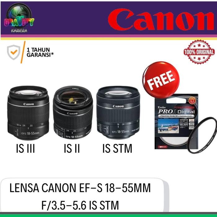 lensa canon 18 55mm