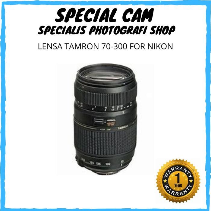 LENSA TAMRON AF 70-300MM FOR NIKON / LENSA TAMRON 70-300 MM FOR NIKON