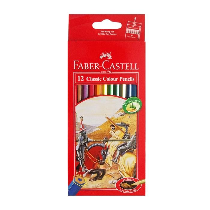 

Faber Castell Pensil Warna Classic - 1 pack isi 12 Warna