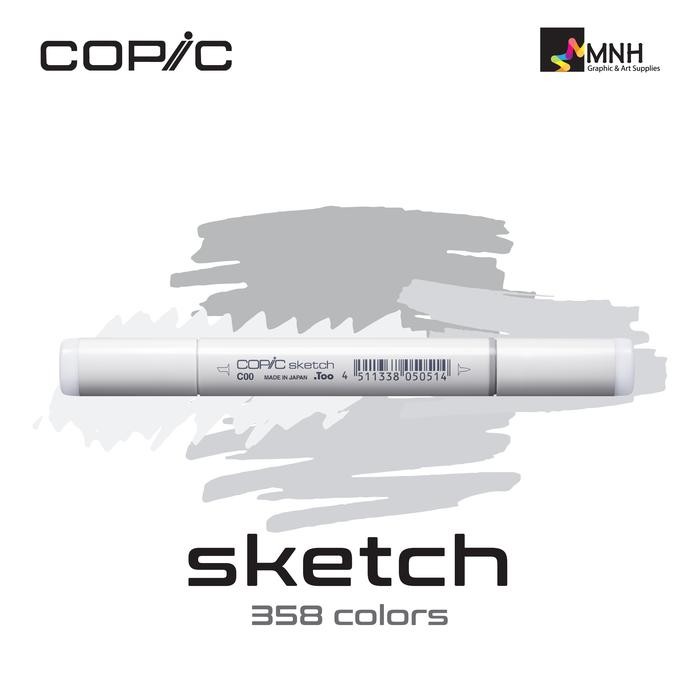 

Copic Sketch Marker Cool Grey Series (Satuan) C00 - C5