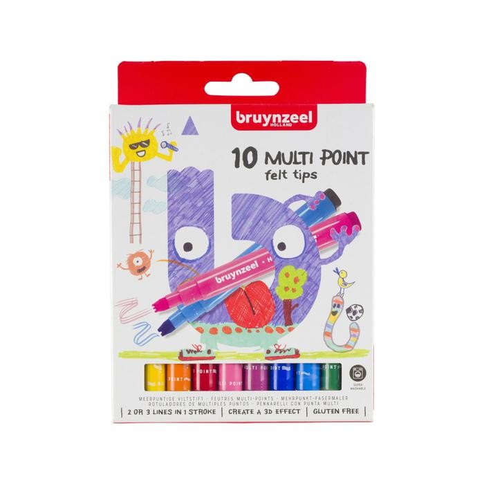 

Bruynzeel Multipoint Felt Tips Set10