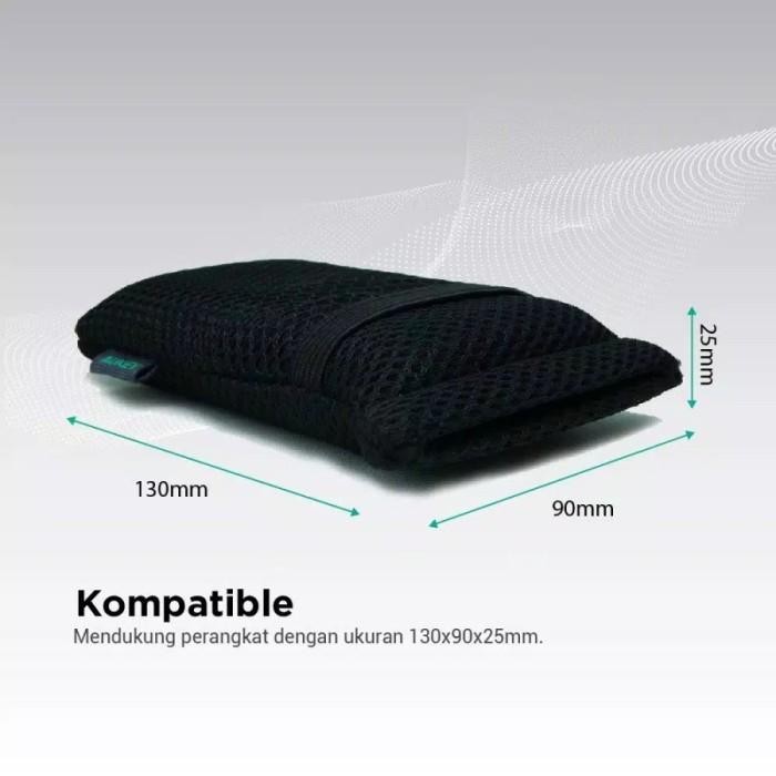 (Allthebest) Aukey Special Powerbank Pouch Sarung Pelindung Serbaguna Ori Aukey