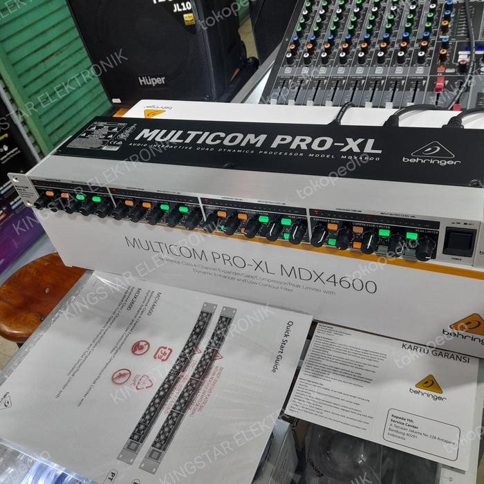 

COMPRESSOR BEHRINGER MDX4600 LIMITER MULTICOM PRO XL 4 CH MDX 4600