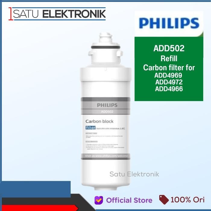 

PHILIPS ADD502 REFILL CARBON FILTER PHILIPS DISPENSER ADD4972 ADD4966 ADD4973