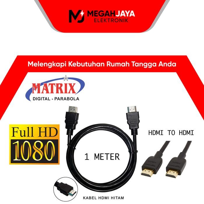 

MATRIX HDMI KABEL / CABLE HDMI TO HDMI 1 METER FULL HD 1080P