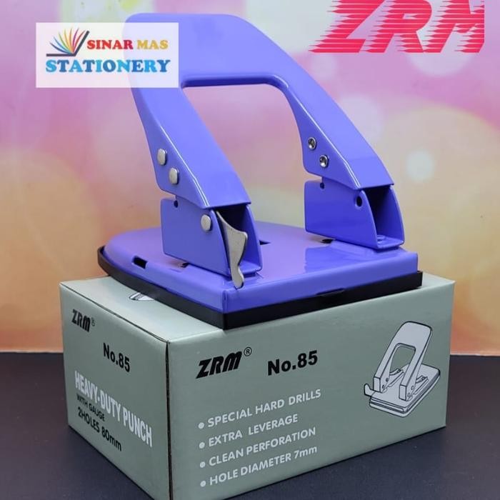

Khusus Gosend! Pembolong Kertas Zrm No 85 /Heavy Duty Punch / Paper Punch No 85