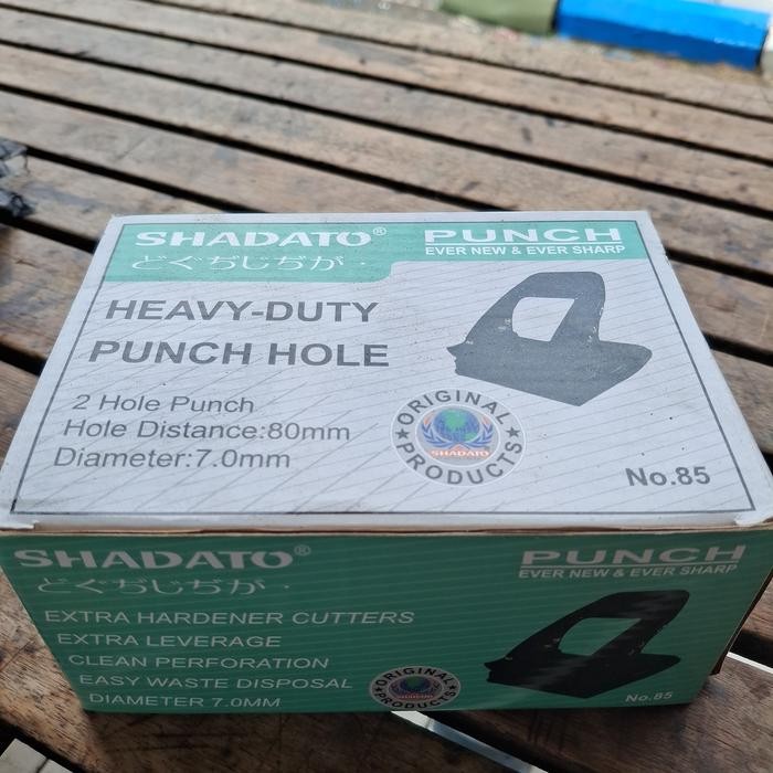 

Pembolong Kertas Heavy Duty Shadato 0Punch Hole 2 Hole Punch No 85
