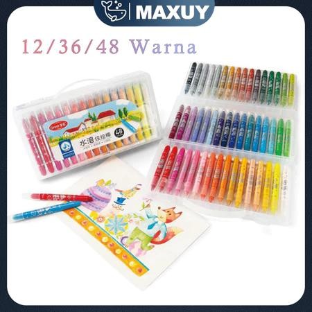 

CRAYON GRASP / CRAYON GRASP MATA SEDANG / SILKY CRAYON / WATER SOLUBLE CRAYON / KRAYON WARNA -