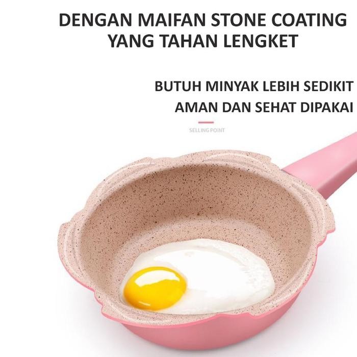 Royalstar Set 3 Panci Wajan MPASI Anak Proregina Cooking Set Panci Wajan Streamer Warna Baby Pastel