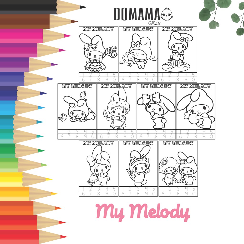 

Karakter My Melody : Gambar Mewarnai untuk Anak TK dan PAUD