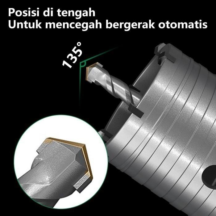 TERBARU ISKU MATA BOR HOLE SAW BETON LUBANG TEMBOK BETON/HOLLOW CORE SAW BETON/PELUBANG BETON TEMBOK