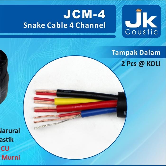 KABEL JCM 4 JK COUSTIC KABEL 4 CHANNEL