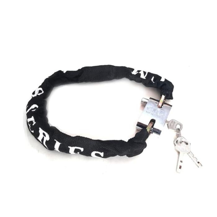 RANTAI + GEMBOK / GEMBOK MOTOR PAGAR SEPEDA PANJANG 60 CM