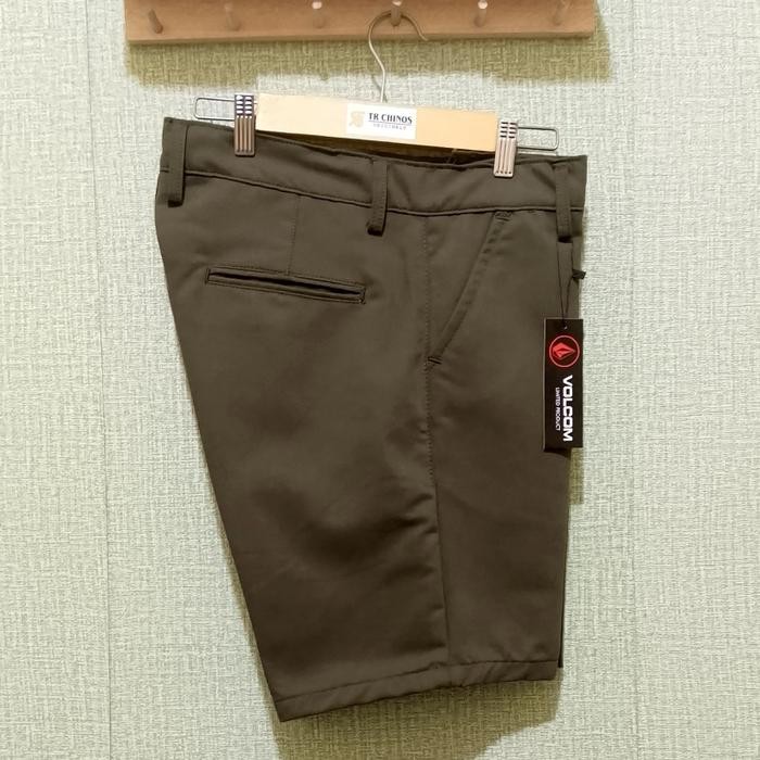 ASLI celana pendek chinos pria//celana pendek chinos volcom//celana pendek volcom pria//celana