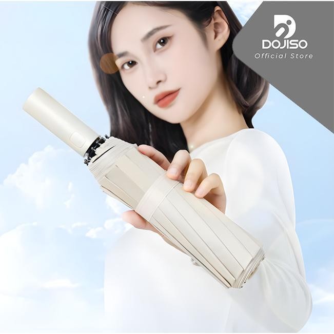 Payung Otomatis Jumbo 12 Rusuk Ganda Super Besar Anti Hujan UV - Dojiso Sport Official