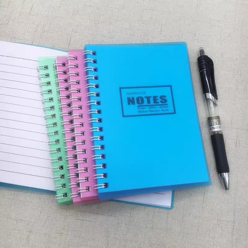 

Buku Notebook Spiral A6 Neon Korea Cover Plastik Kaku