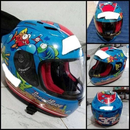 Terlaris Decal Sticker Helm Full Face Kyt Rc7