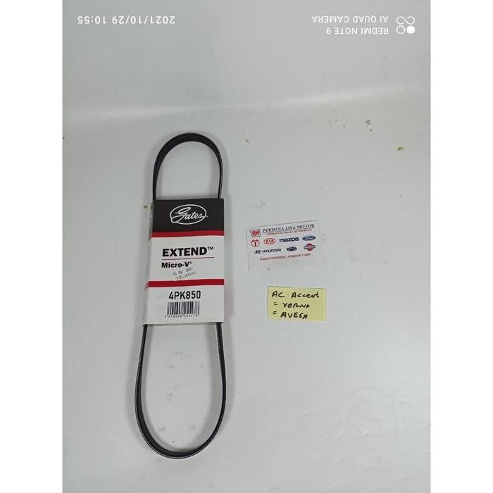 FAN BELT TALI KIPAS AC HYUNDAI ACCENT VERNA AVEGA
