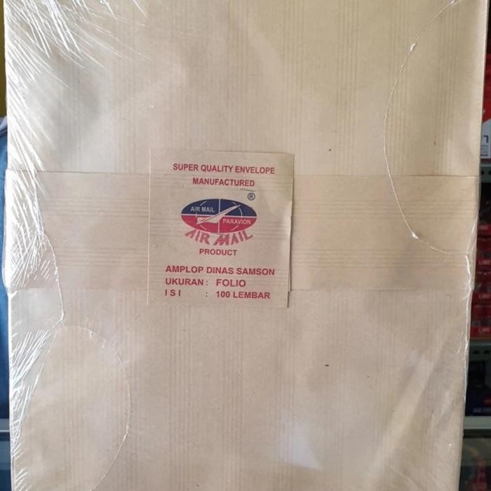 

SARI Amplop Coklat Folio Airmail