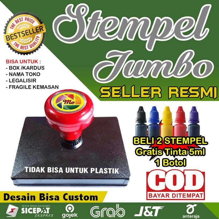 

5WUM Stempel Otomatis Jumbo/Legalisir/Box Kardus/Fragile 1Warna