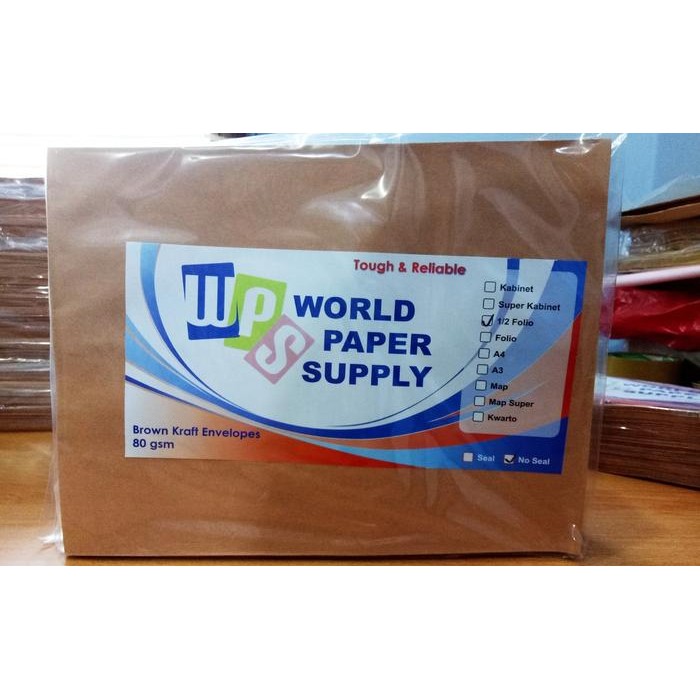 

SARI Amplop Coklat Ukuran 1/2 Folio Wps ( 19 X 25 Cm )