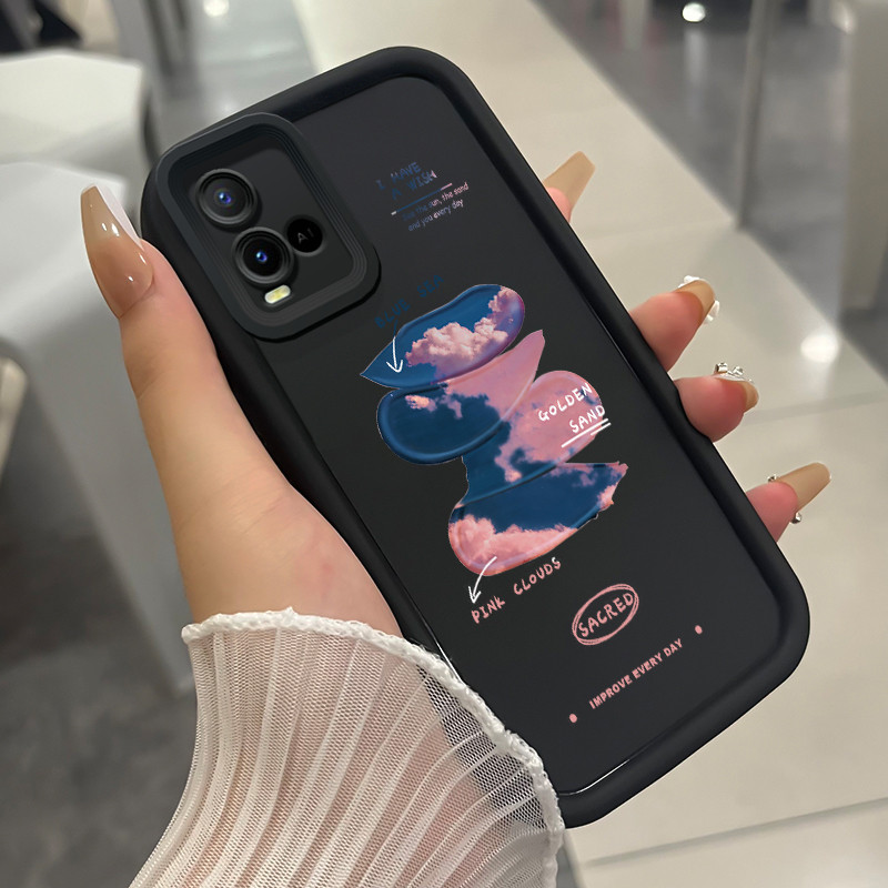 Casing Hp untuk VIVO Y21 Y21s Y21t Y21e Y21a Y21G Y33s Y33t Case Casing HP Softcase ponsel silikon t