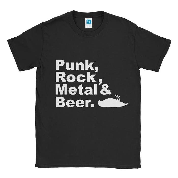 Baju Kaos Band Punk Rock Metal Beer
