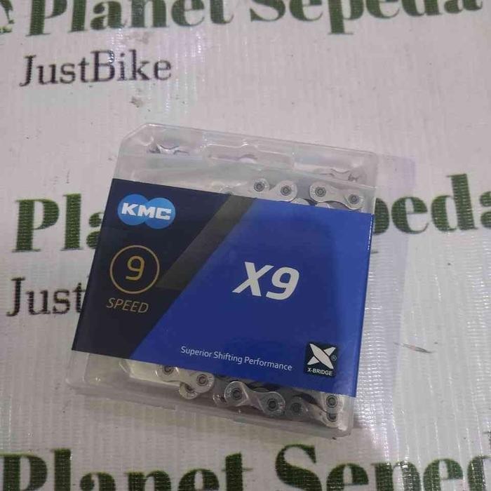 Chain Rantai KMC X9 X-9 9 Speed Silver