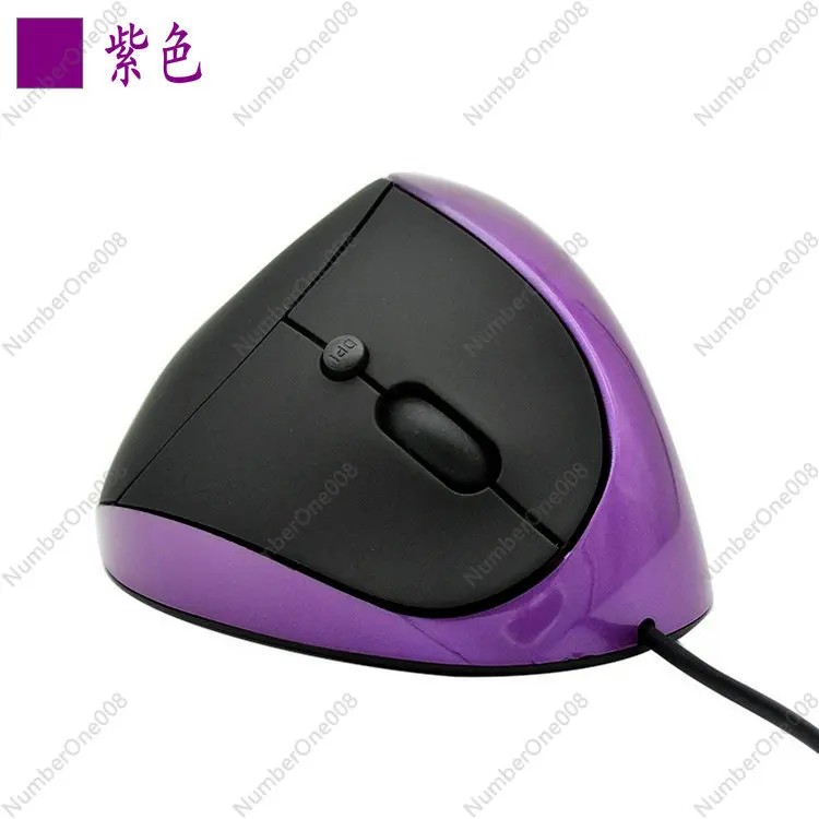 Vertical wired optical mouse, ergonomic wrist guard laptop desktop computer mouse
