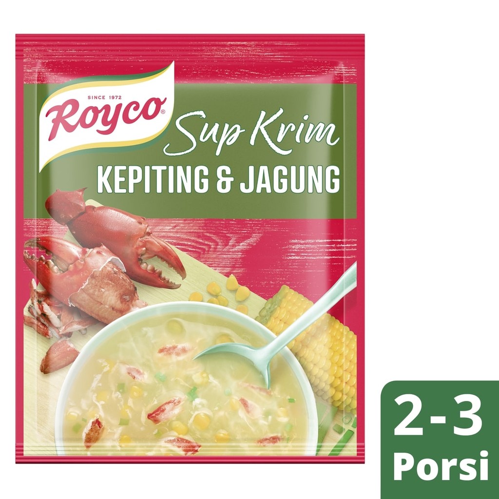 

Royco Sup Krim Kepiting & Jagung 44 gram