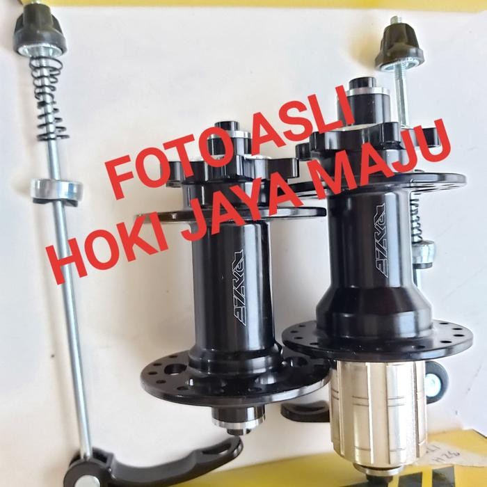 free hub 36 hole nap raze hitam united bearing jangkrik sepasang ori