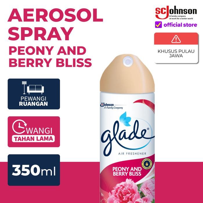 Ready Glade Aerosol Peony And Berry Bliss 350Ml Terbaru