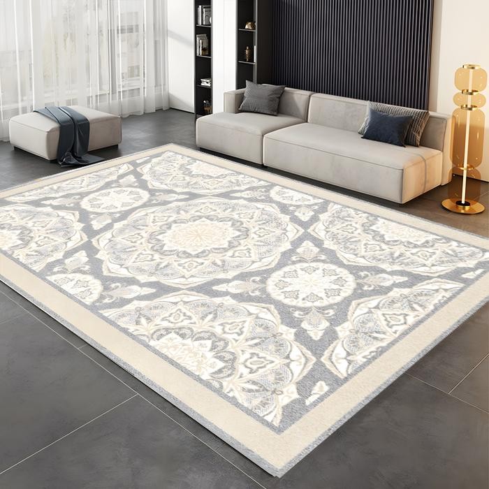 Beli LokalMegam Permadani Ukuran 200X300 Karpet Lantai Jumbo Ambal Anti Slip Permadani Motif Modern