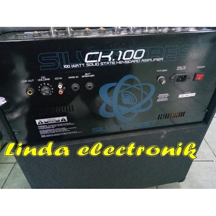 AMPLI KEYBOARD SILVERCREST CK 100 AMPLI KEYBOARD SILVERCREST CK100