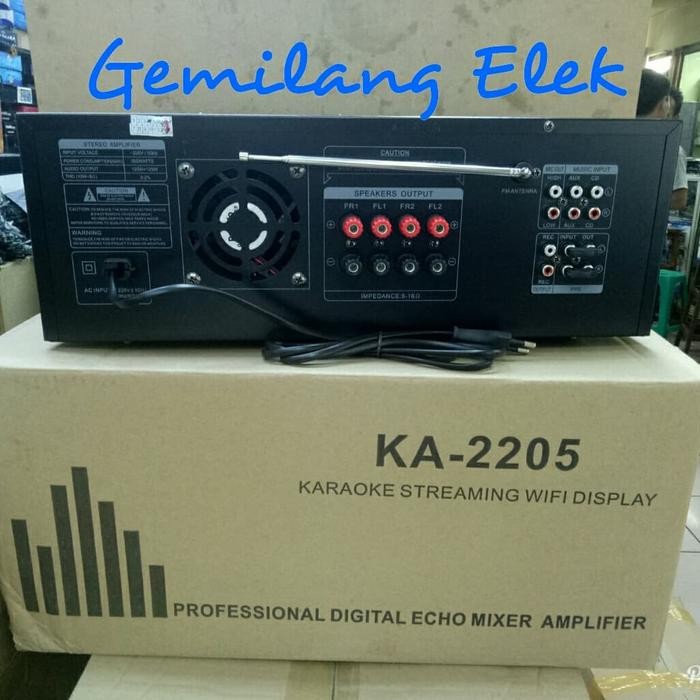 POWER AMPLIFIER KARAOKE SANSUI BT-2205 BLUETOOTH