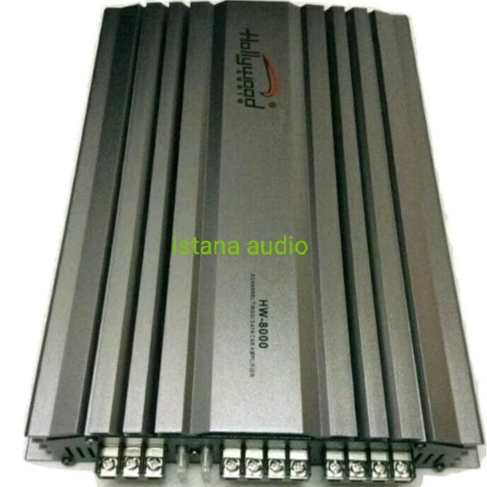 POWER AMPLIFIER HOLLYWOOD HW-8000 MOSFET 4 CHANNEL HOLLYWOOD HW-8000