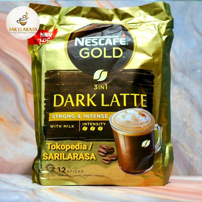 

Eceran SACHET Nescafe GOLD Dark Latte 3in1 Coffee, Minuman Kopi 3in1