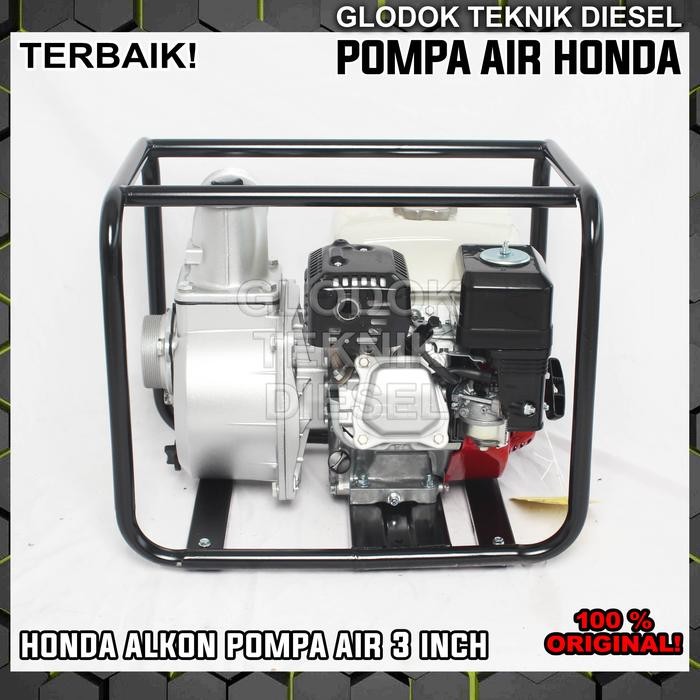 MESIN POMPA AIR SAWAH IRIGASI ALKON WATER PUMP HONDA GX 160 3 INCH 3"